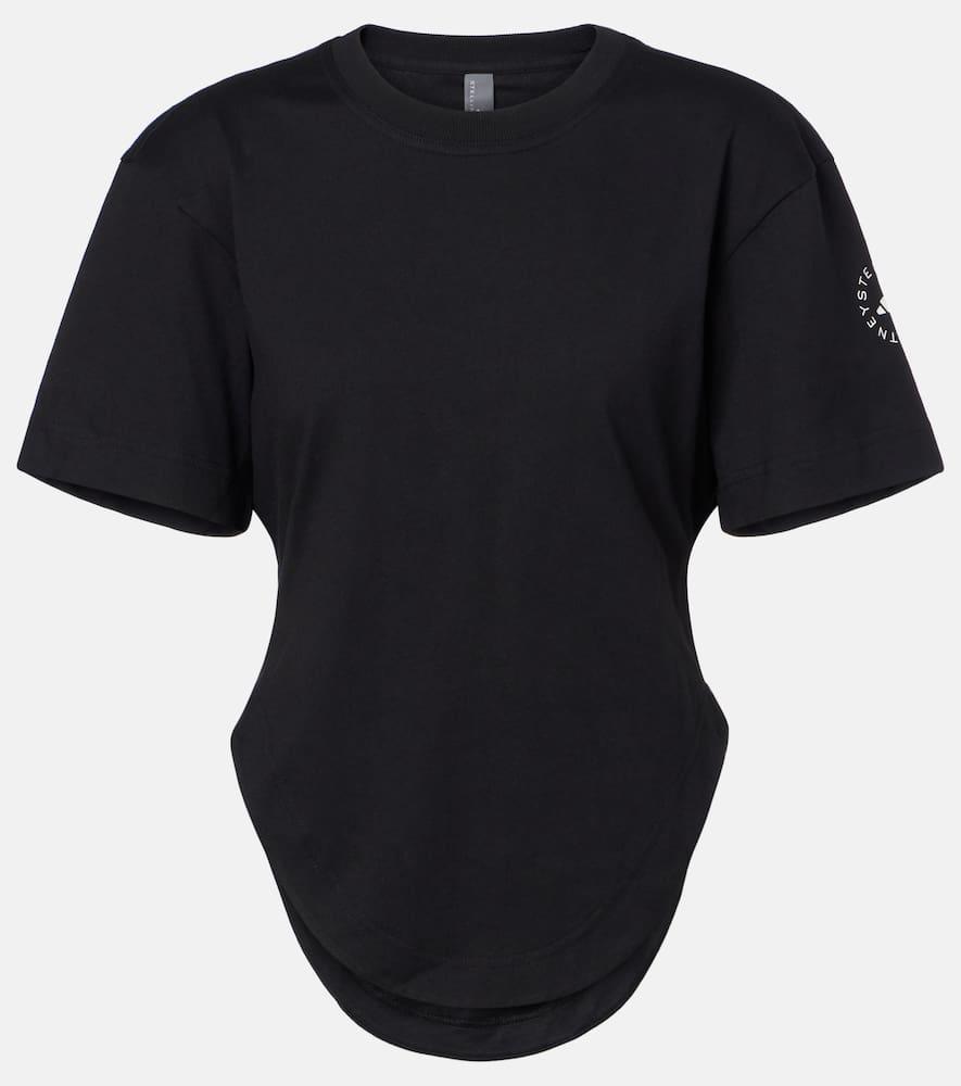 adidas by stella mccartney gathered cotton t