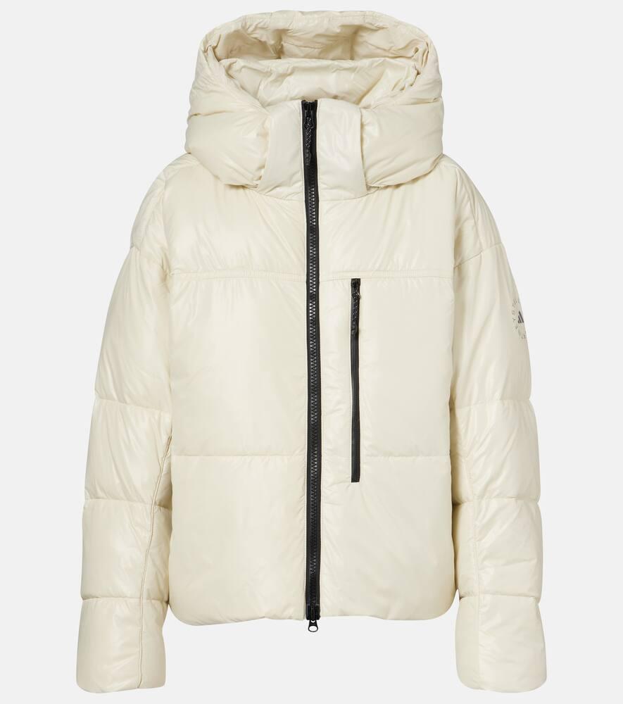 adidas by stella mccartney hooded cropped jacket