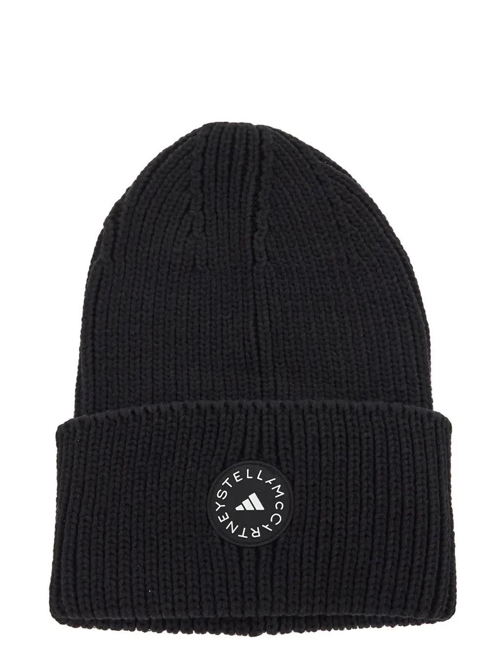 adidas by stella mccartney logo beanie