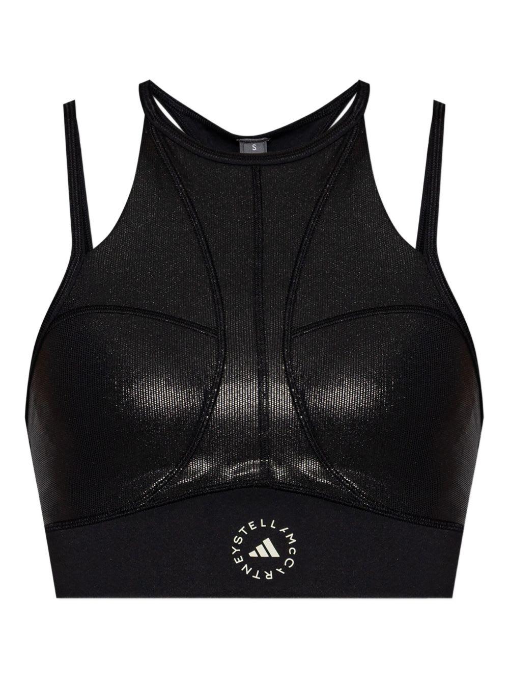 adidas by stella mccartney logo gym bra