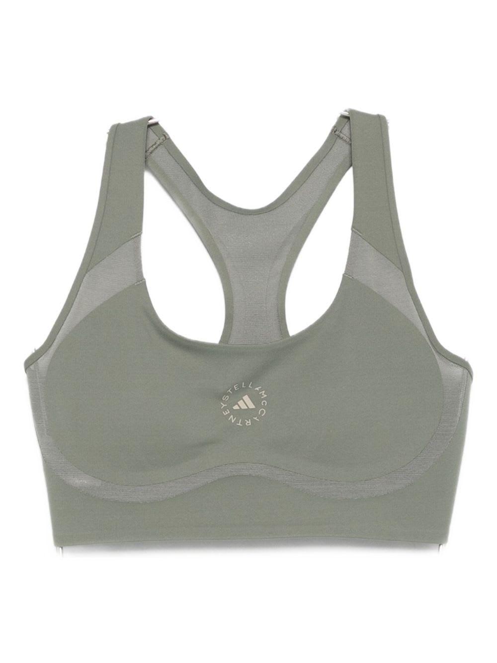 adidas by stella mccartney logo gym bra