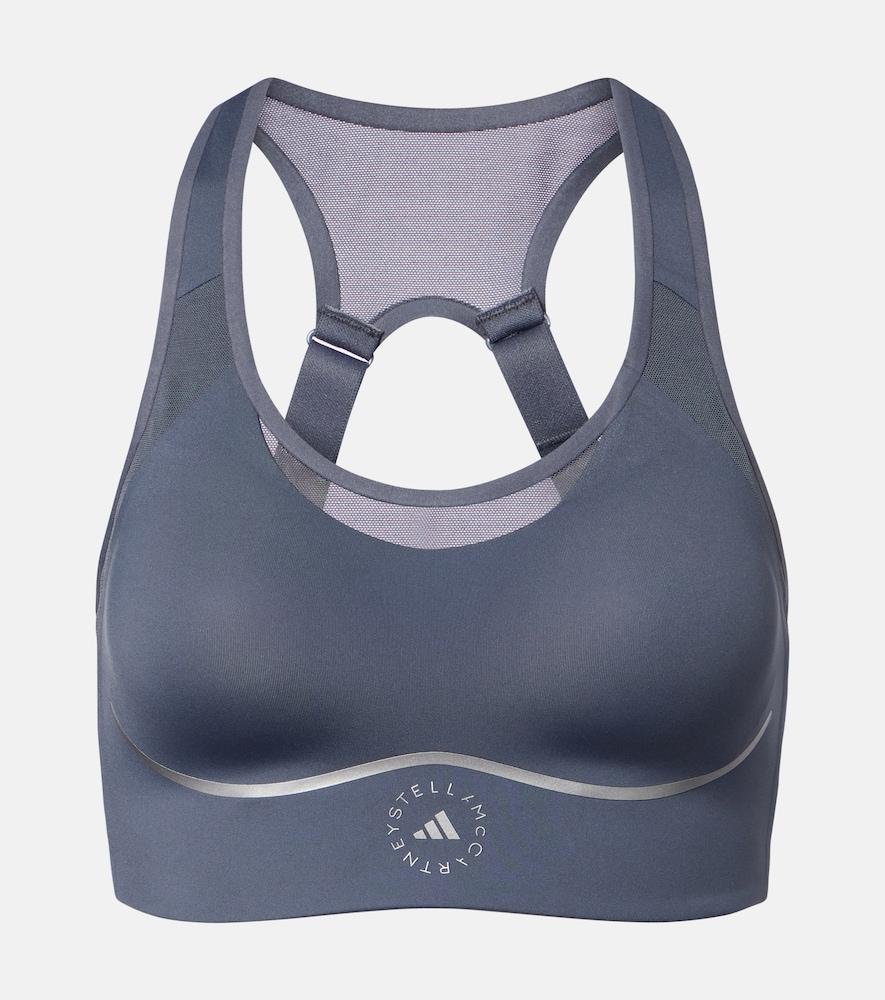 adidas by stella mccartney logo sports bra
