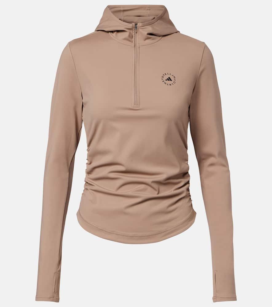 adidas by stella mccartney logo technical half