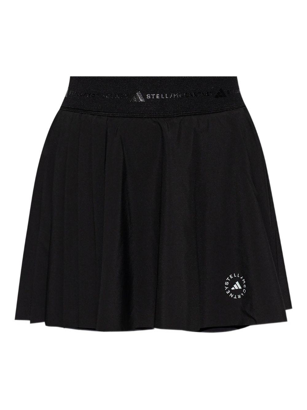 adidas by stella mccartney shorts black rec. polyamide elasthane - women
