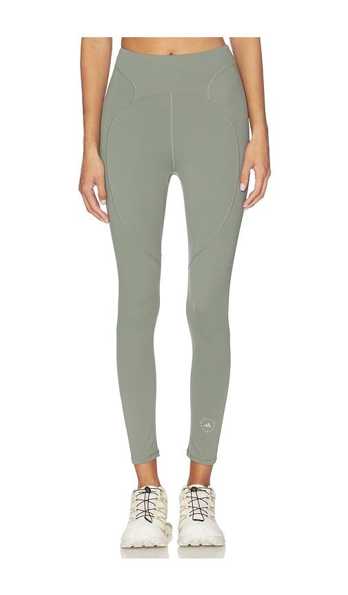 adidas by stella mccartney true purpose training 7/8 legging in sage.