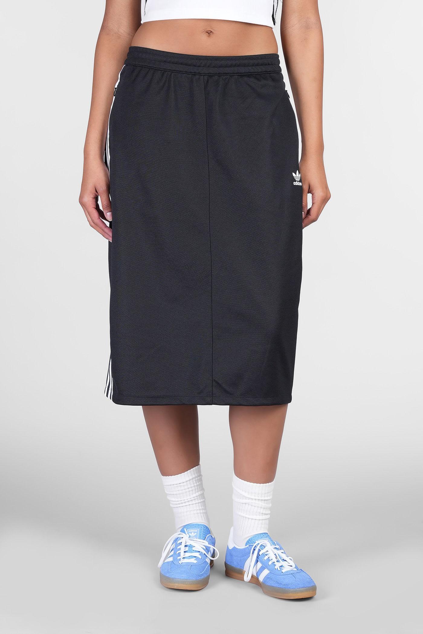 adidas classic skirt skirt in black cotton