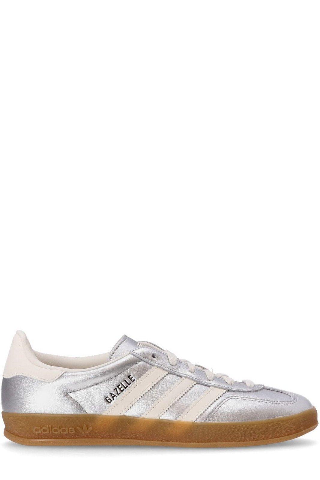 adidas originals gazelle lace-up sneakers