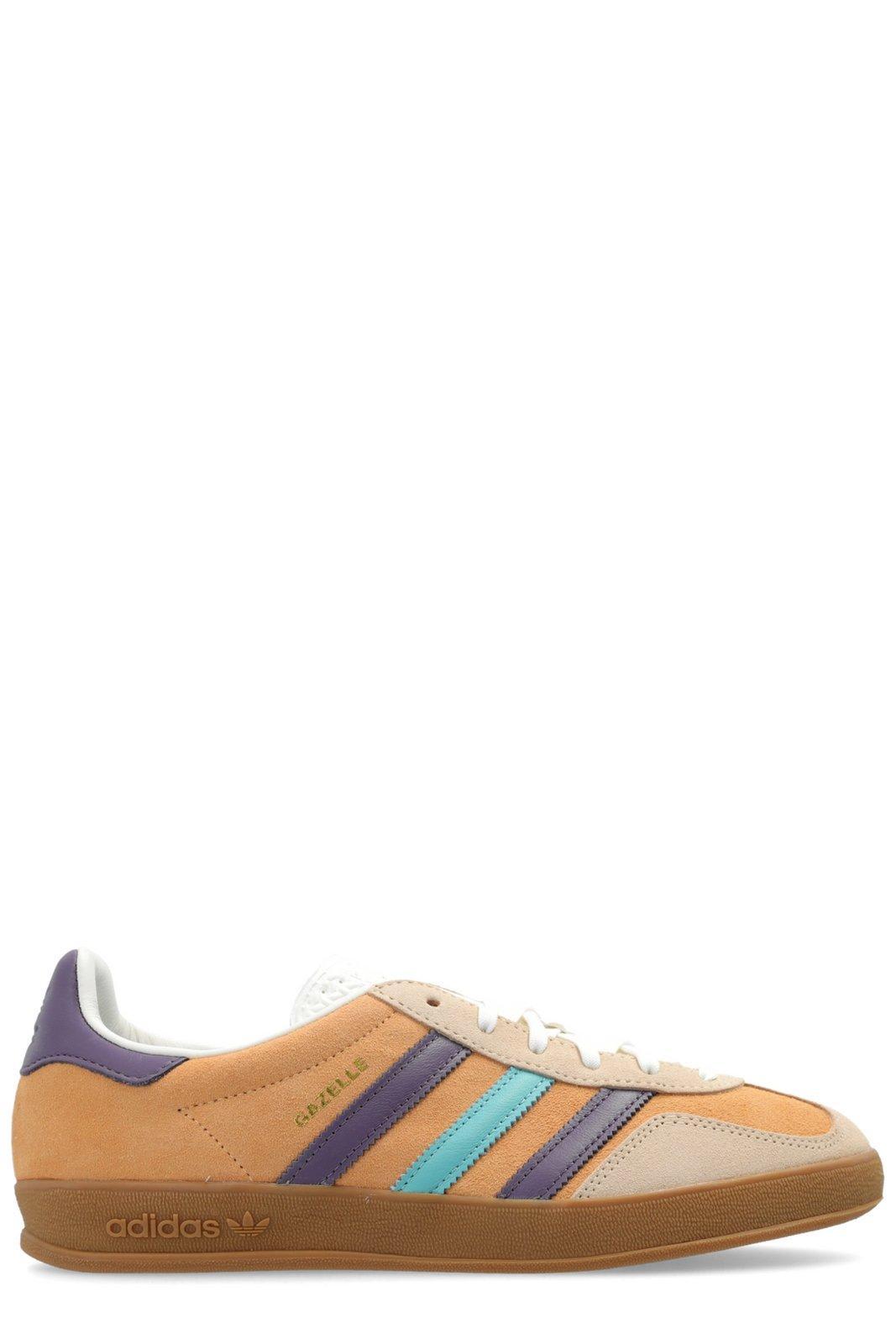 adidas originals gazelle lace-up sneakers