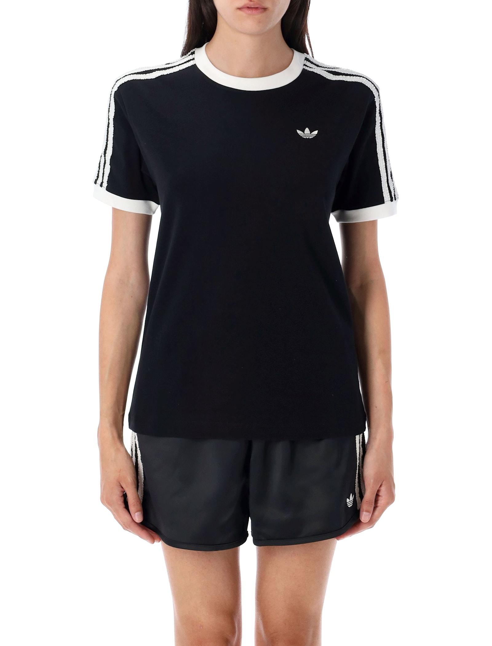 adidas originals ruffle 3-stripes tee