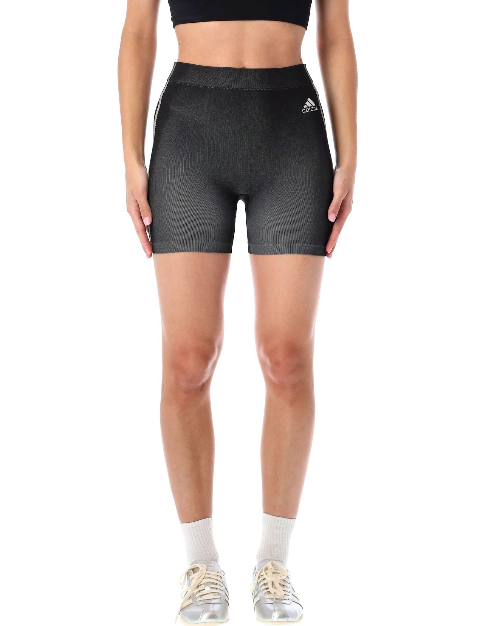 adidas originals seamless booty shorts black