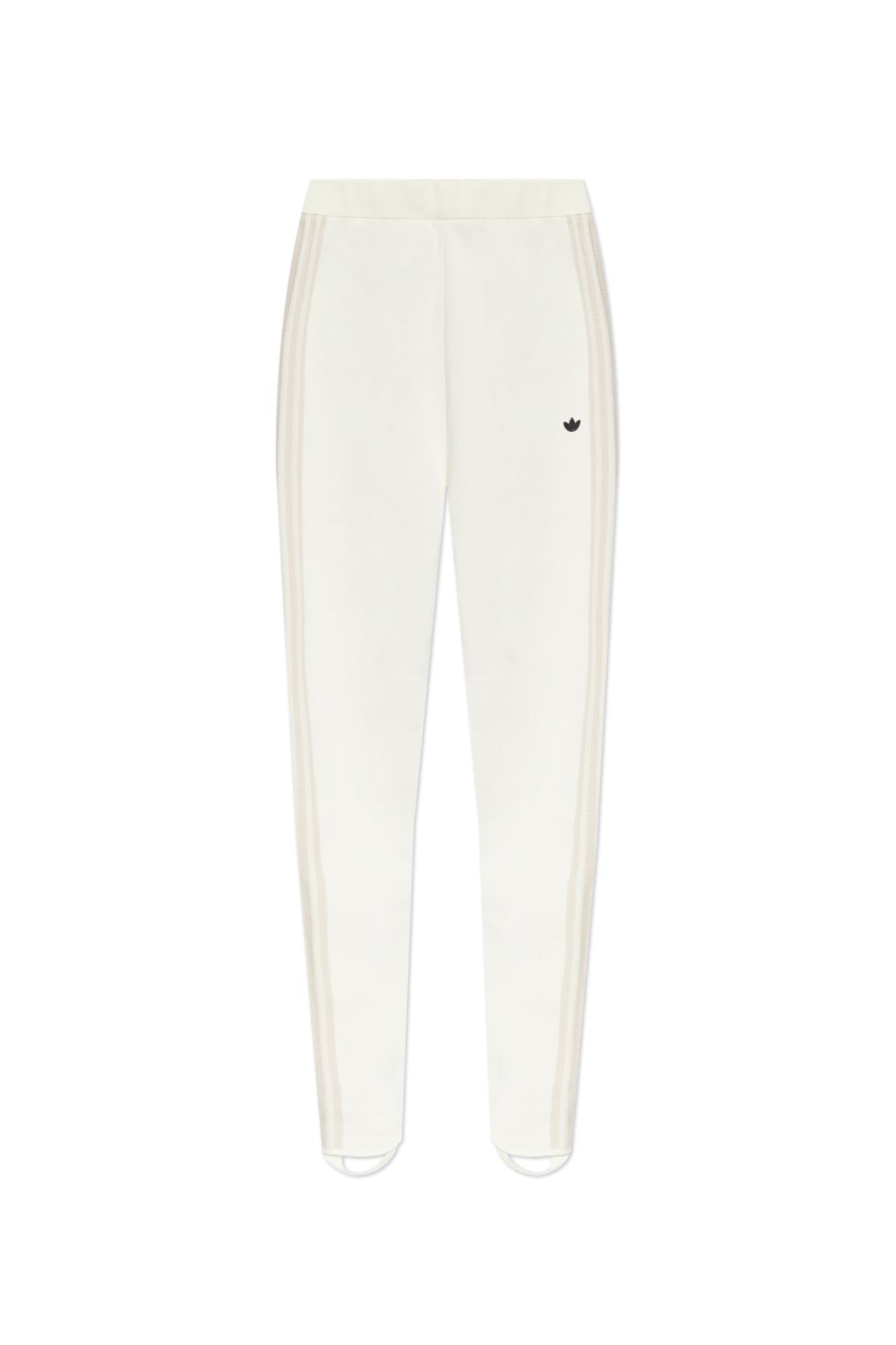 adidas originals sweatpants with logo-shaped appliqué