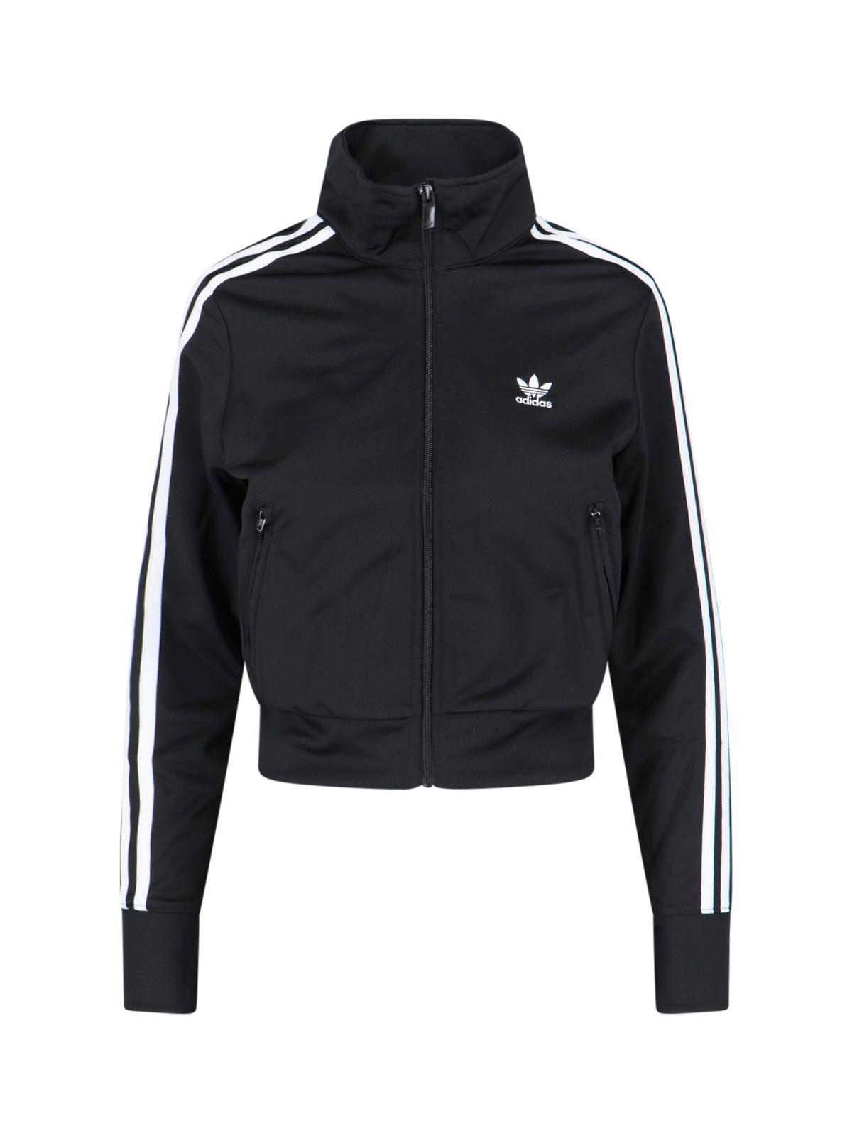 adidas sweaters black recycled polyester - women