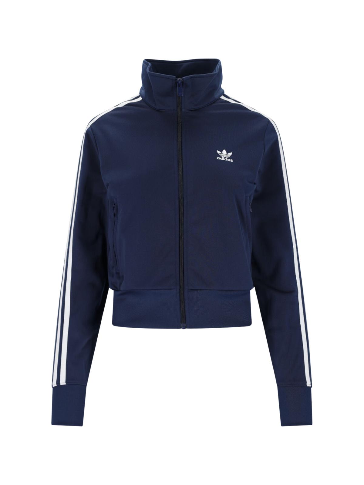 adidas sweaters blue poliestere - women