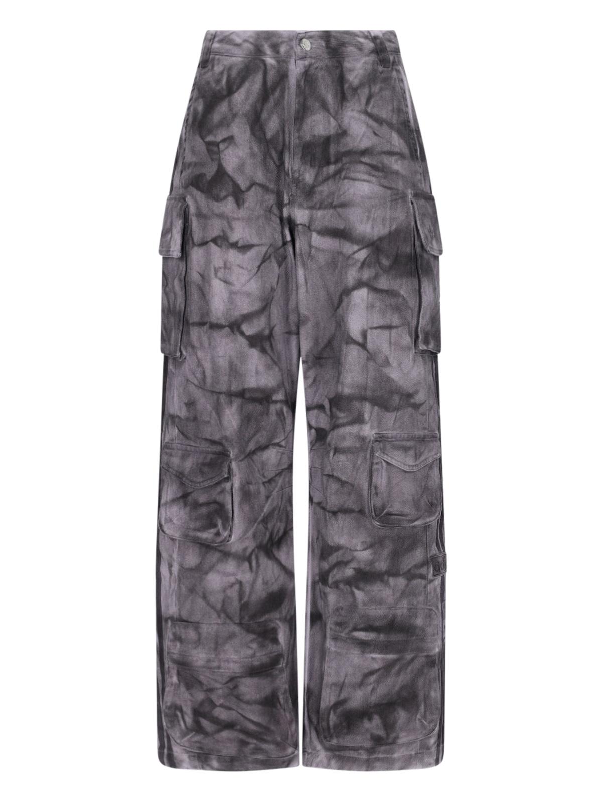 adidas trousers grey cotton - women