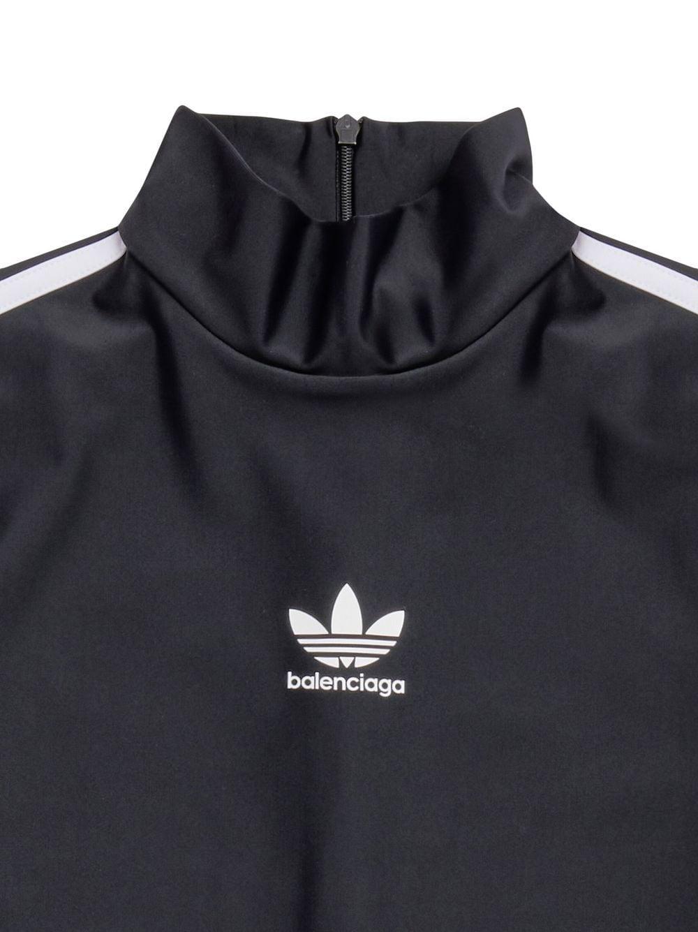 adidas x balenciaga dresses black polyamide - women