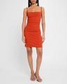 adie ruched bodycon dress