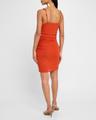 adie ruched bodycon dress