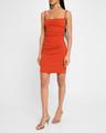 adie ruched bodycon dress