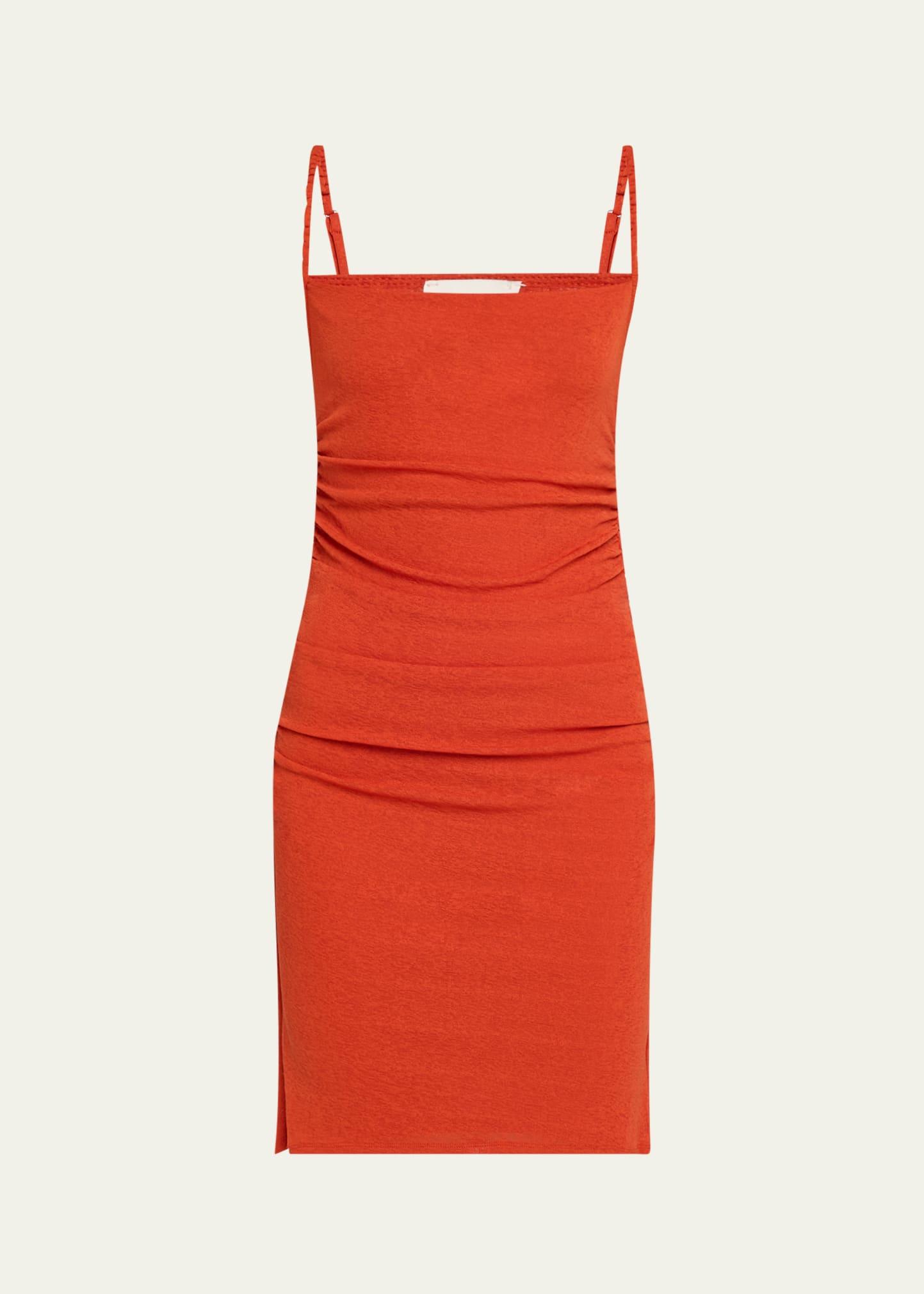 adie ruched bodycon dress
