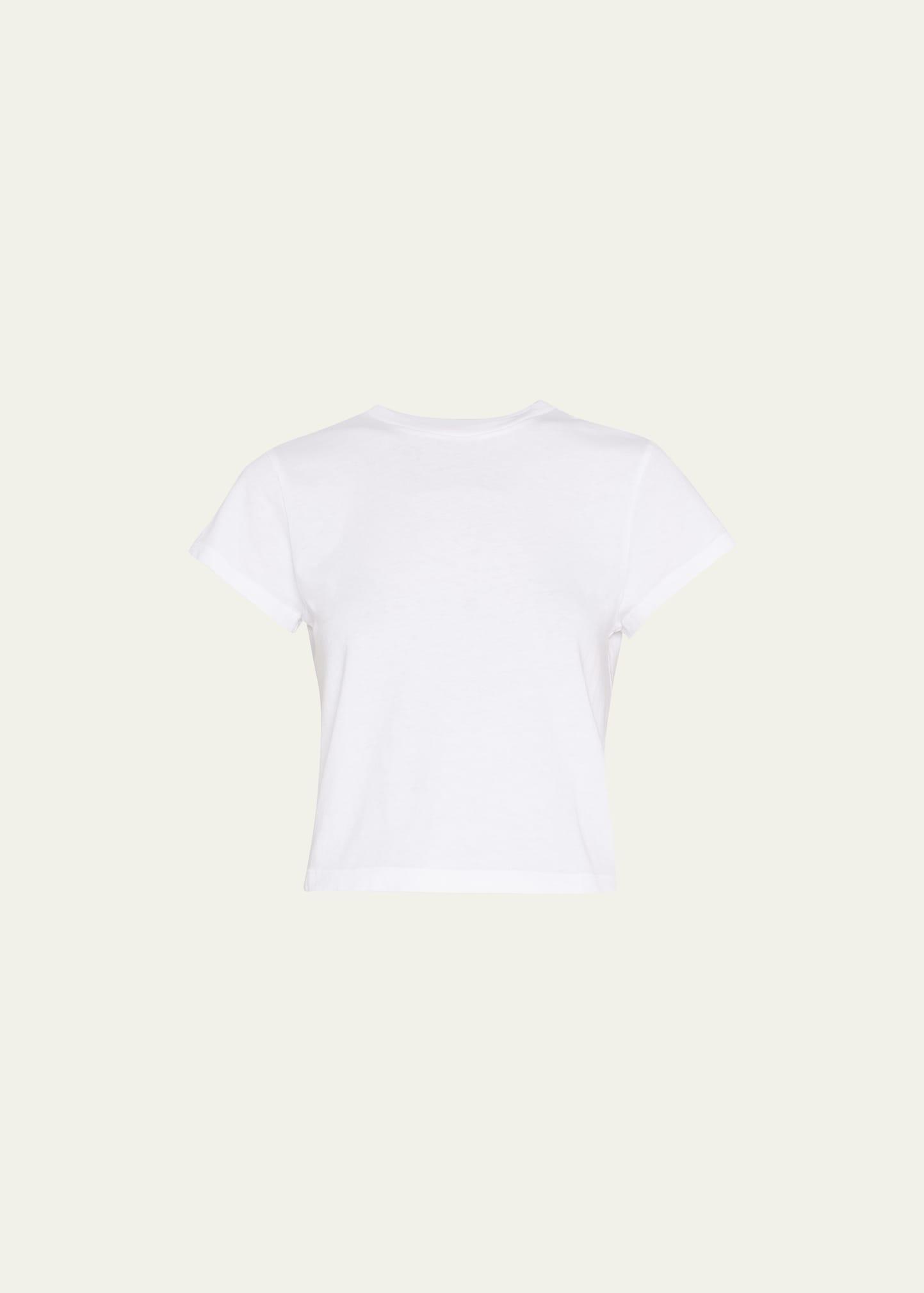 adine cropped crewneck tee