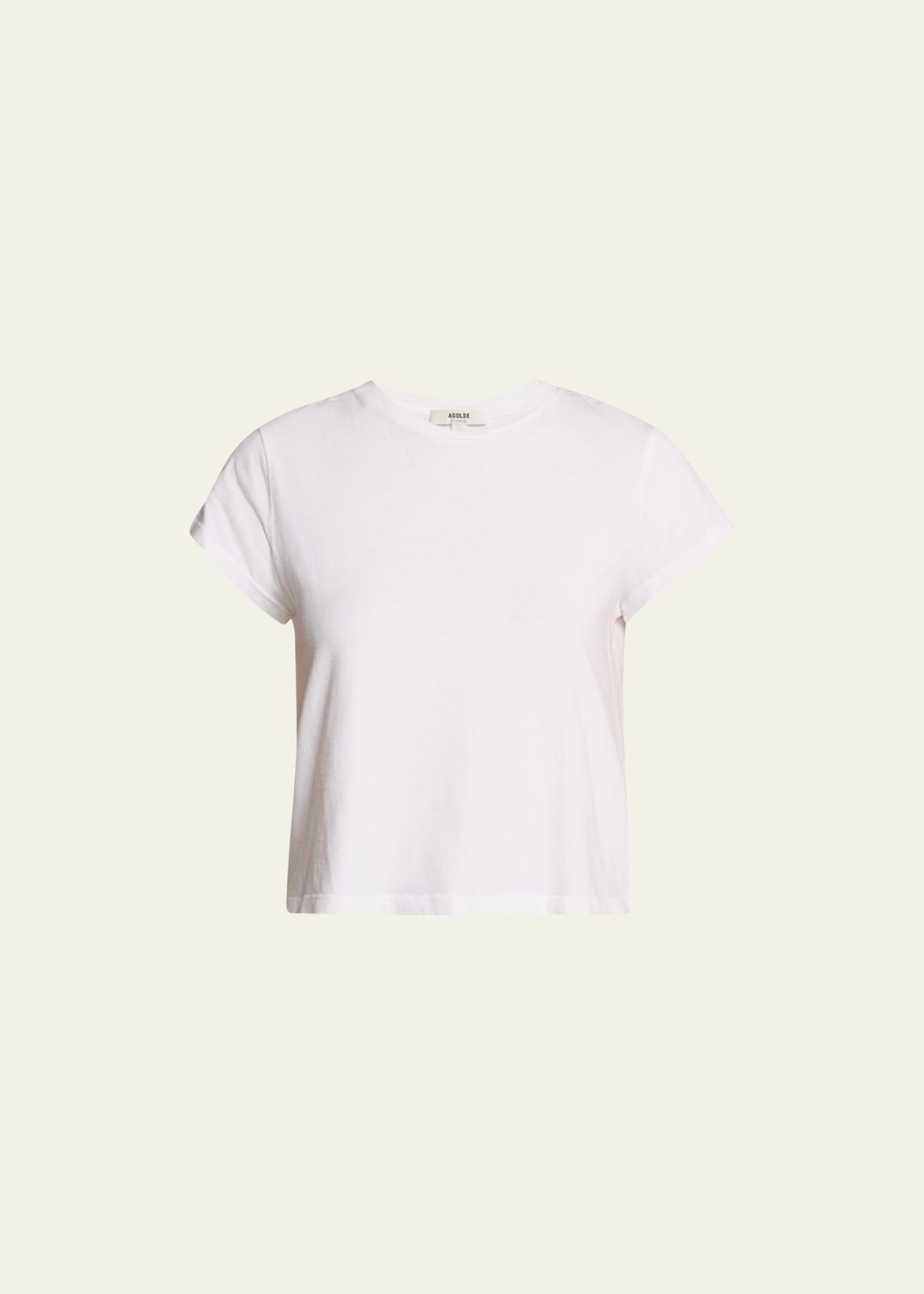 adine cropped short sleeve tee