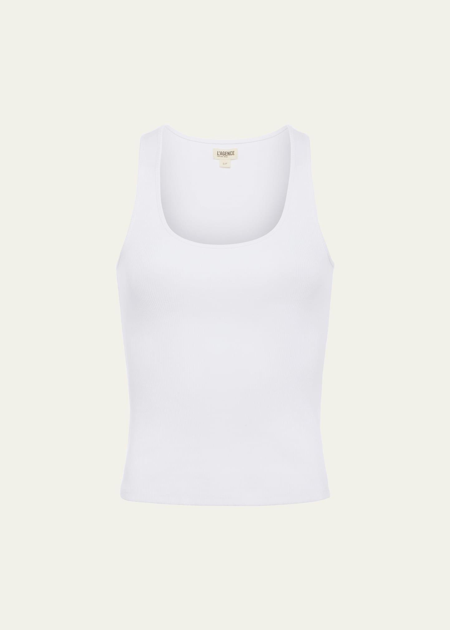 adira scoop-neck tank top