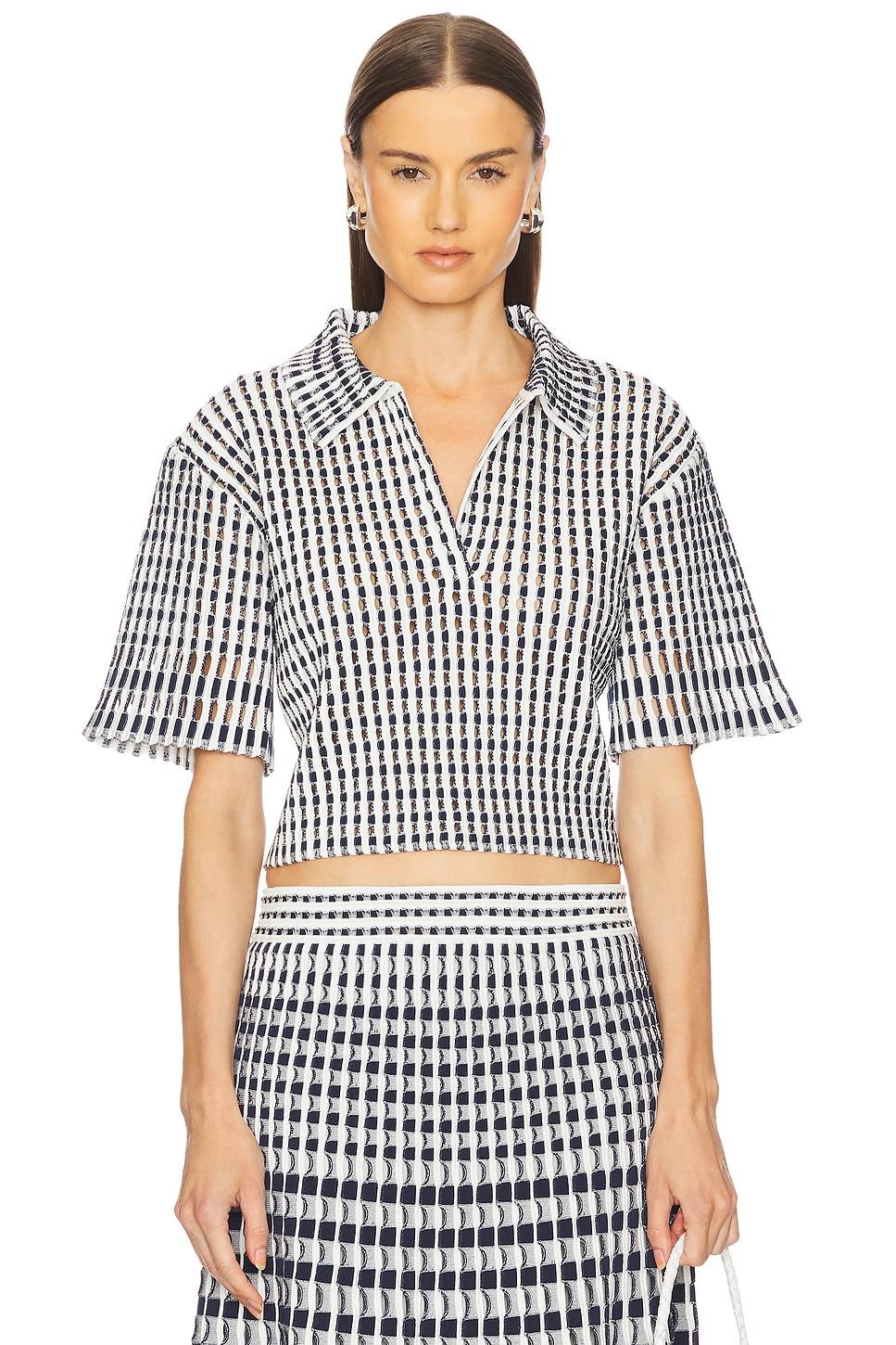 adley cropped polo