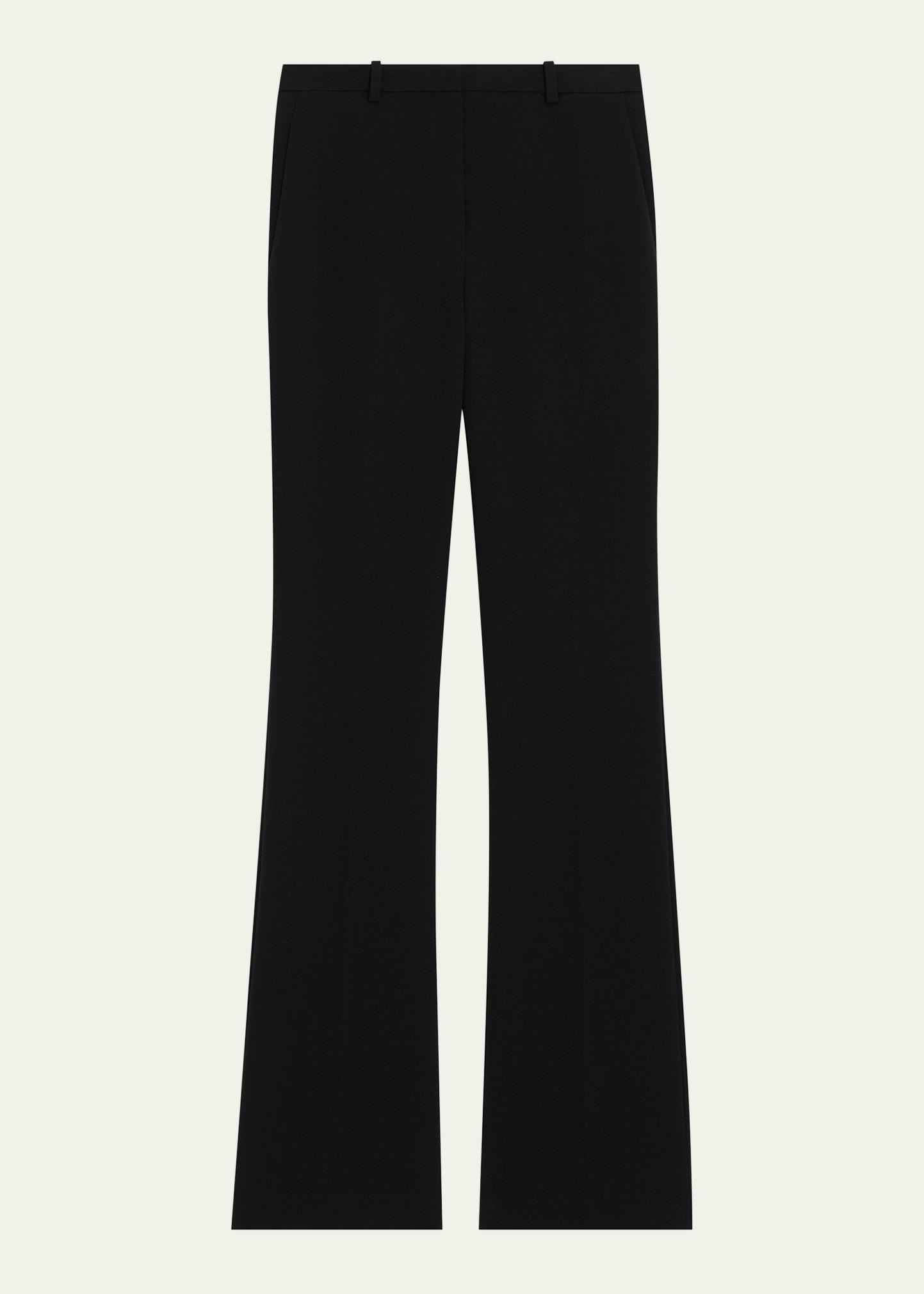 admiral crepe slim full-length trousers