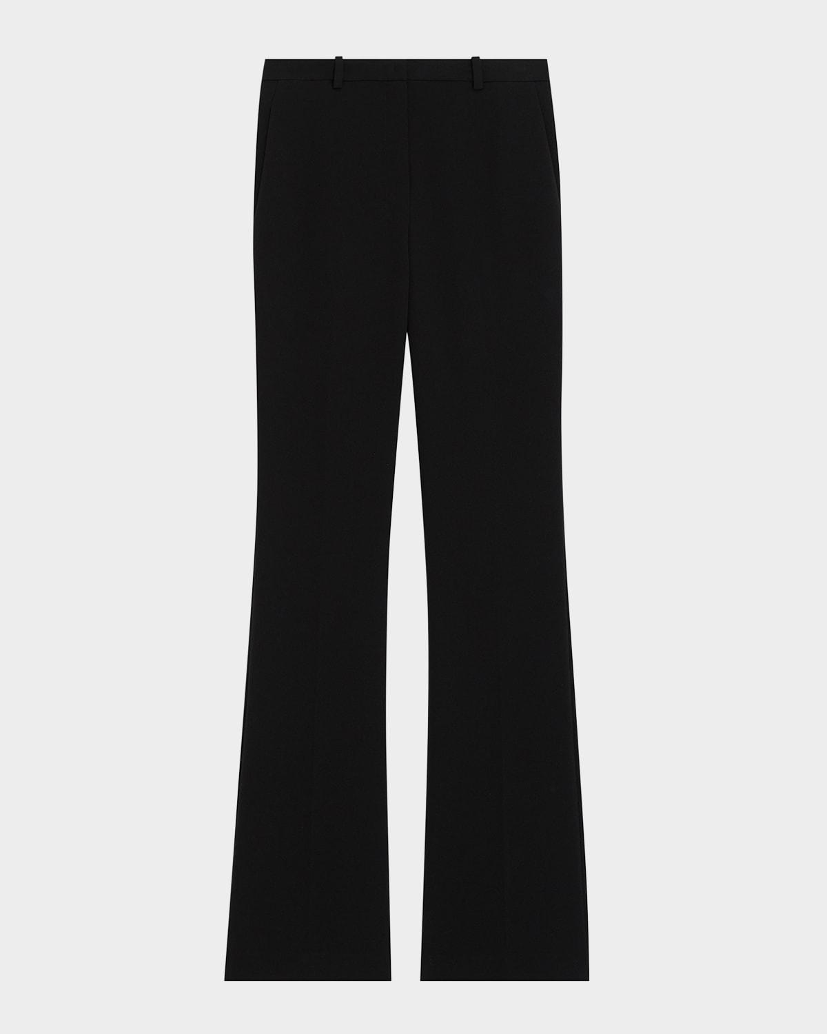 admiral crepe slim full-length trousers