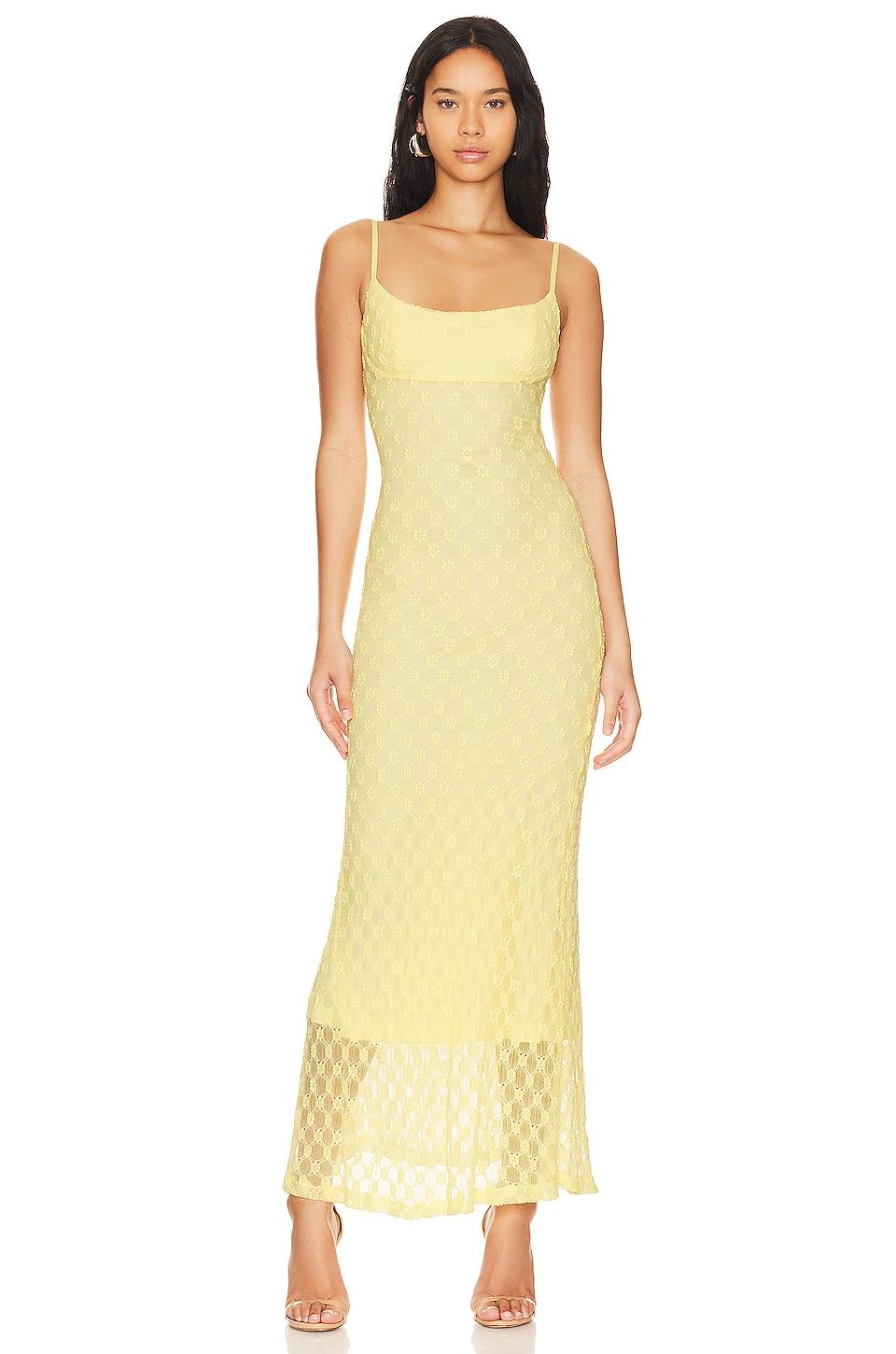 adoni mesh maxi dress
