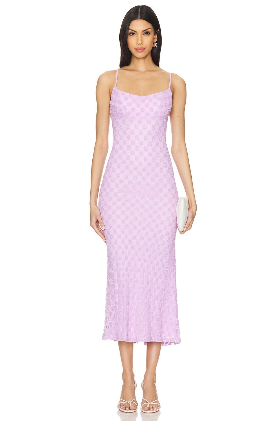 adoni mesh midi dress