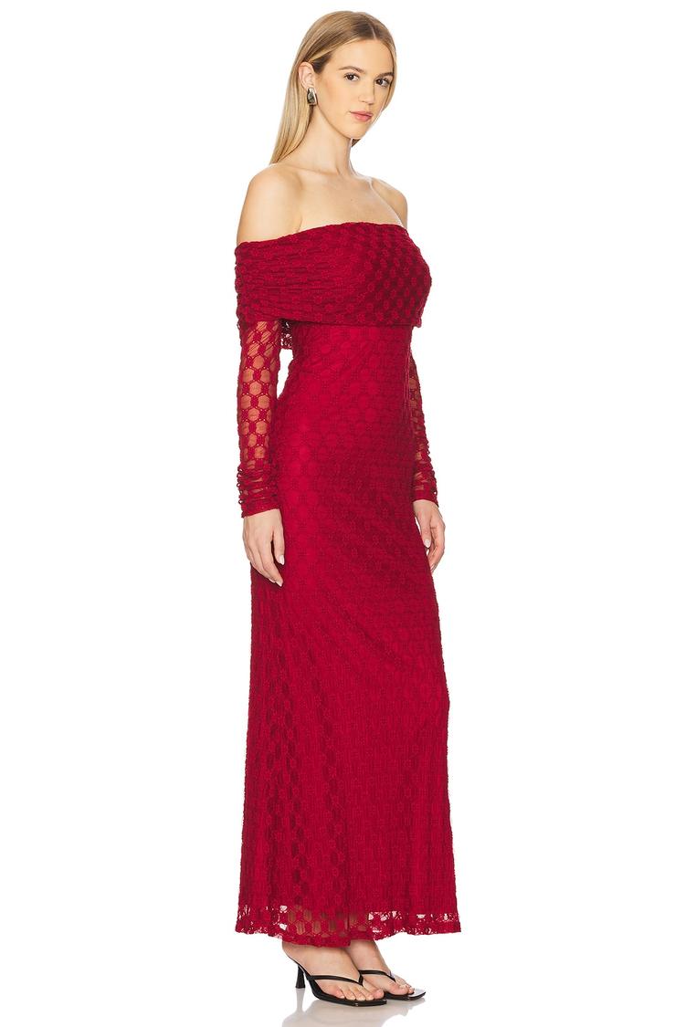 adoni off shoulder maxi dress