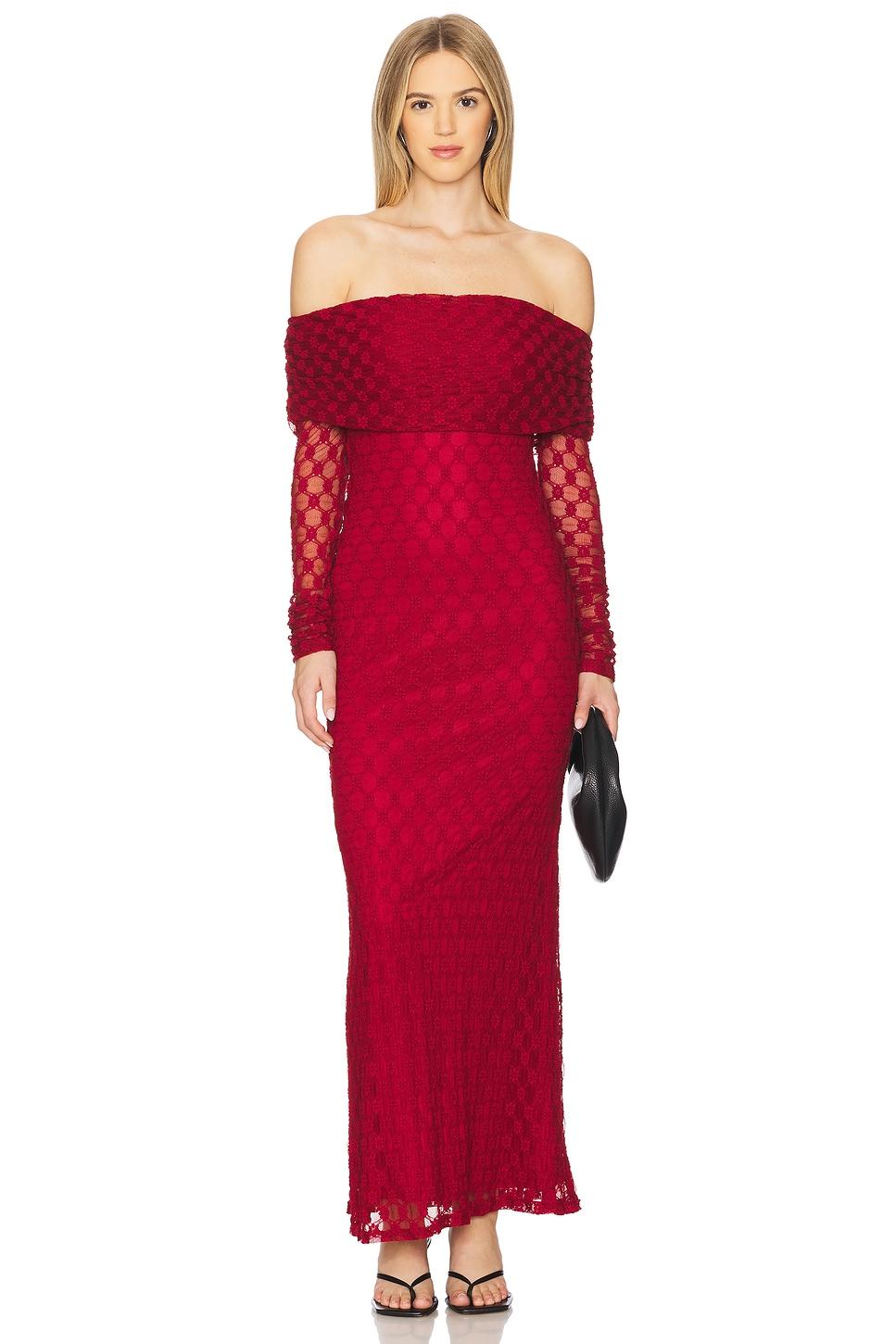 adoni off shoulder maxi dress