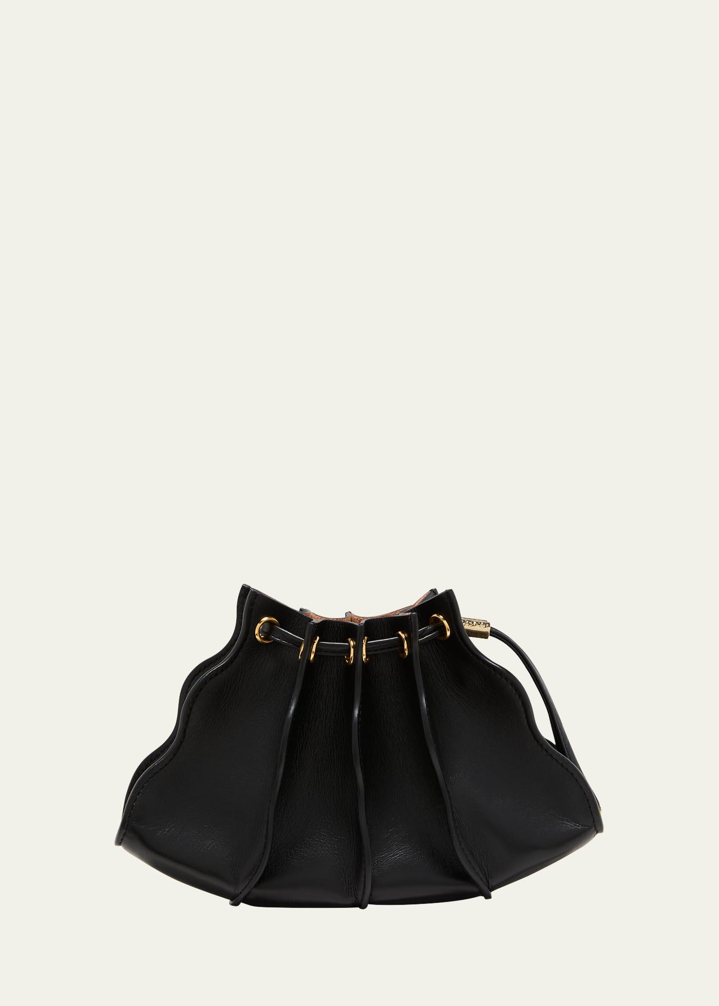 adria pleated wave wristlet