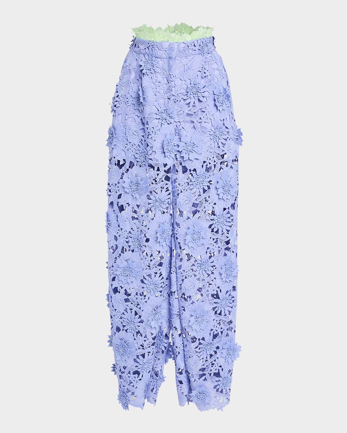 adrian floral lace pants