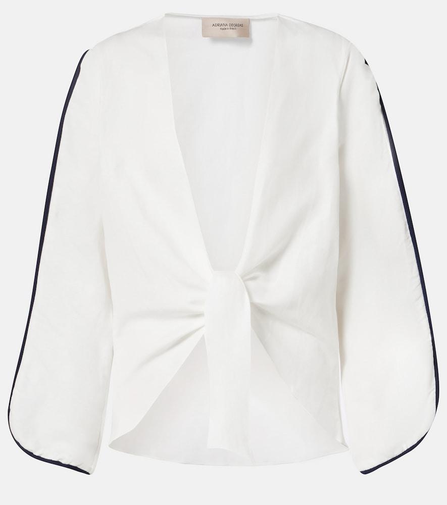 adriana degreas bicolor linen