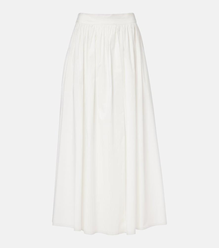 adriana degreas cotton maxi skirt