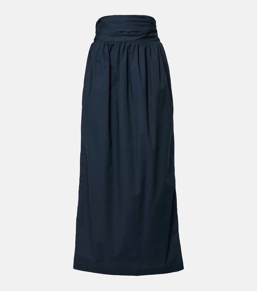 adriana degreas cotton maxi skirt