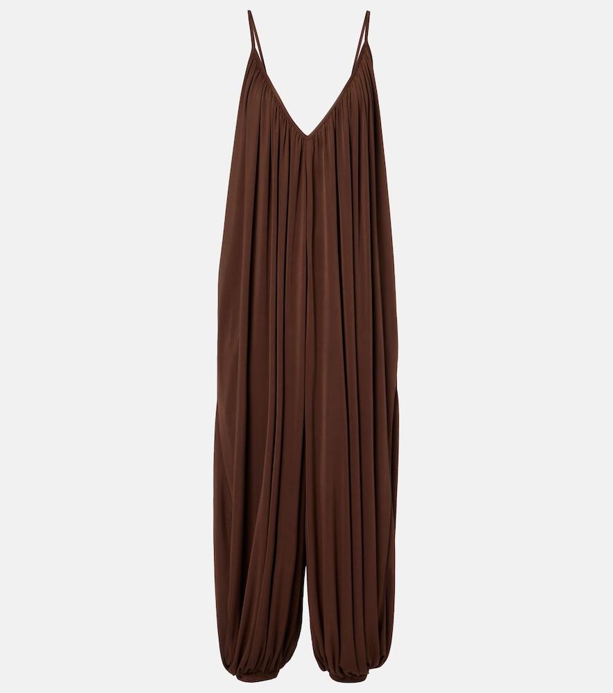adriana degreas draped jumpsuit