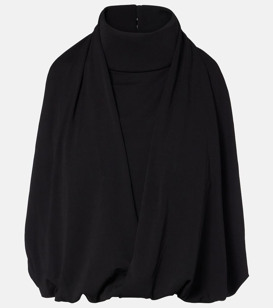 adriana degreas gathered halterneck top