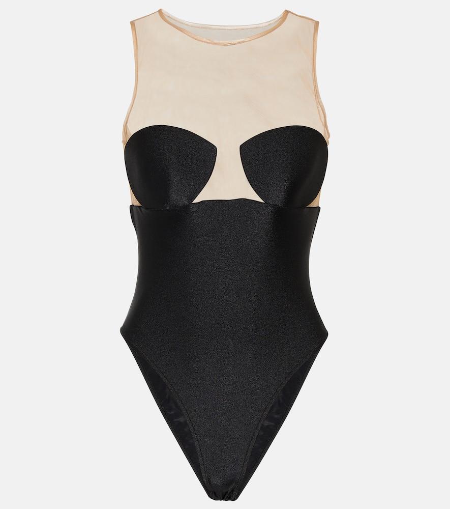 adriana degreas hands tulle bodysuit