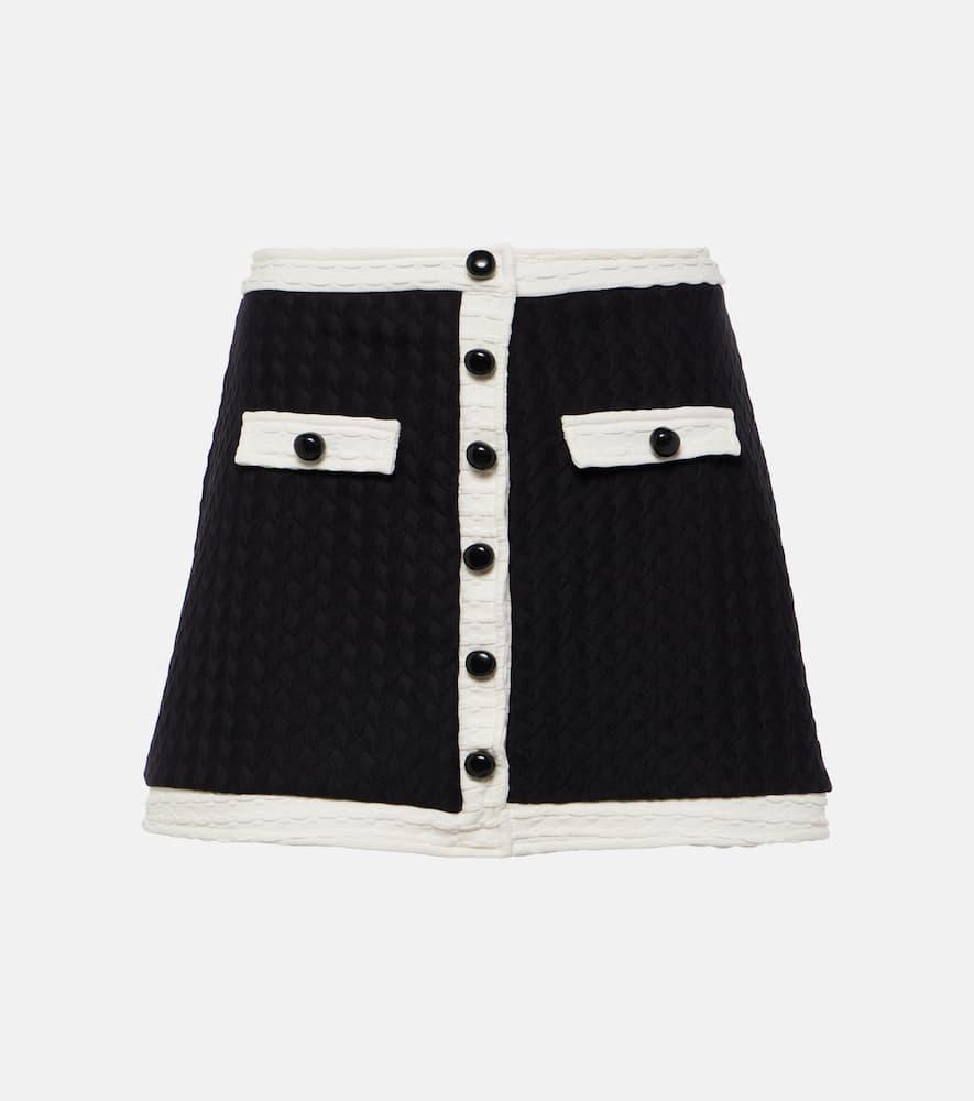 adriana degreas jacquard miniskirt