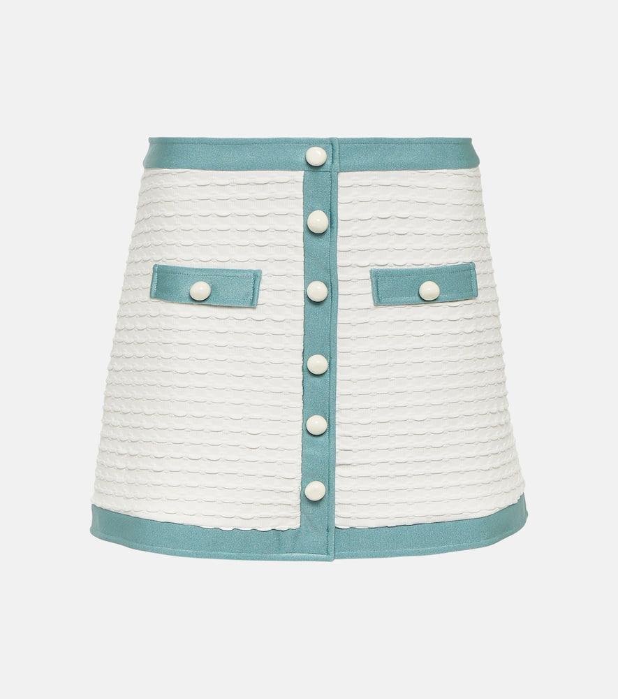 adriana degreas jacquard miniskirt