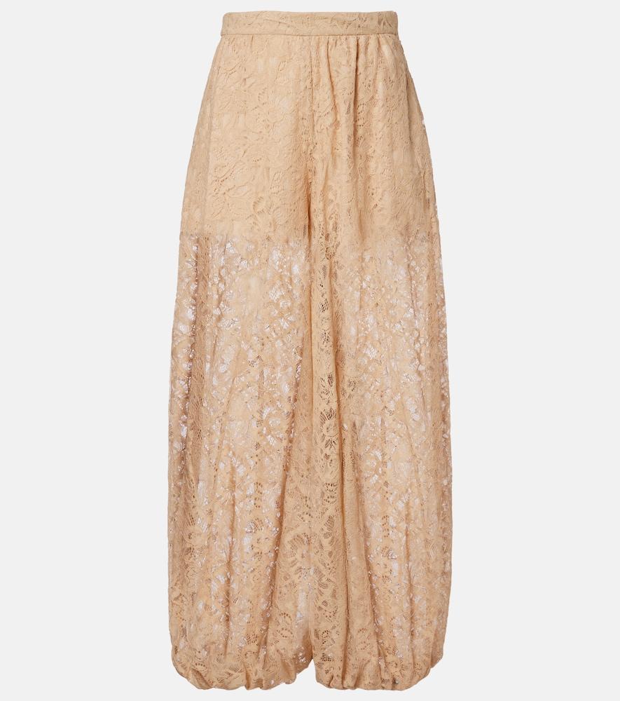 adriana degreas lace balloon pants