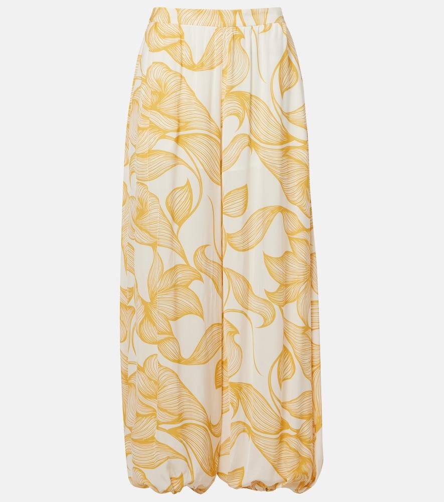 adriana degreas printed balloon pants