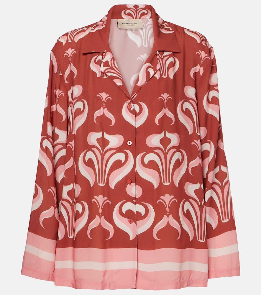 adriana degreas printed shirt