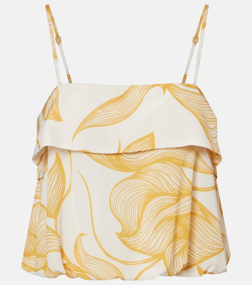 adriana degreas printed top