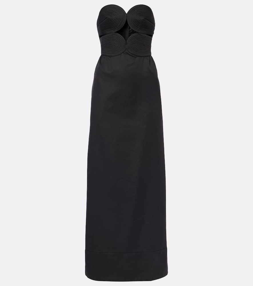 adriana degreas strapless cotton and linen