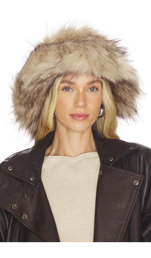 adrienne landau the landau hat in cream.