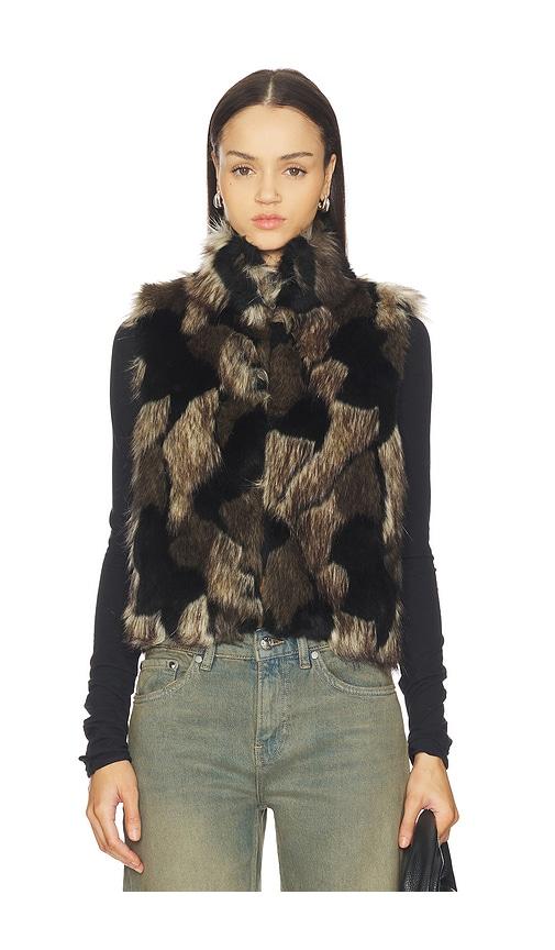 adrienne landau tribeca vest in beige.